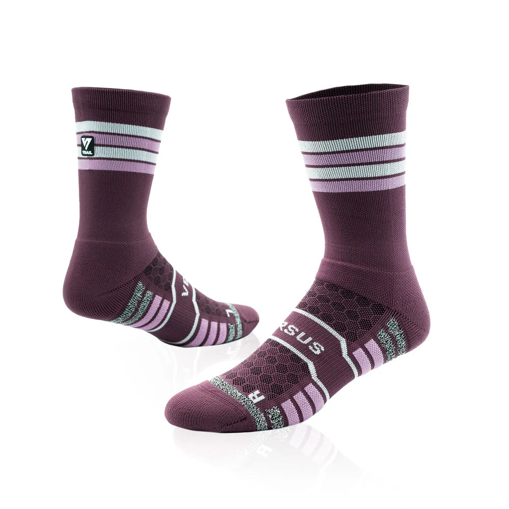 Versus Trail Running Socks - Midnight Plum