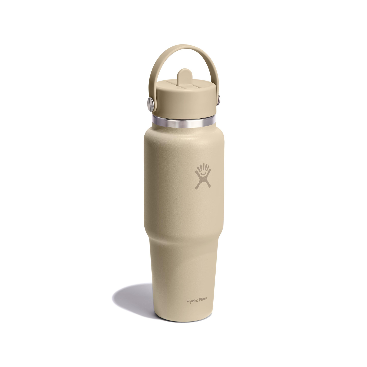 Hydro Flask 946ml Wide Mouth Travel Bottle With Flex Straw Cap - Oat
