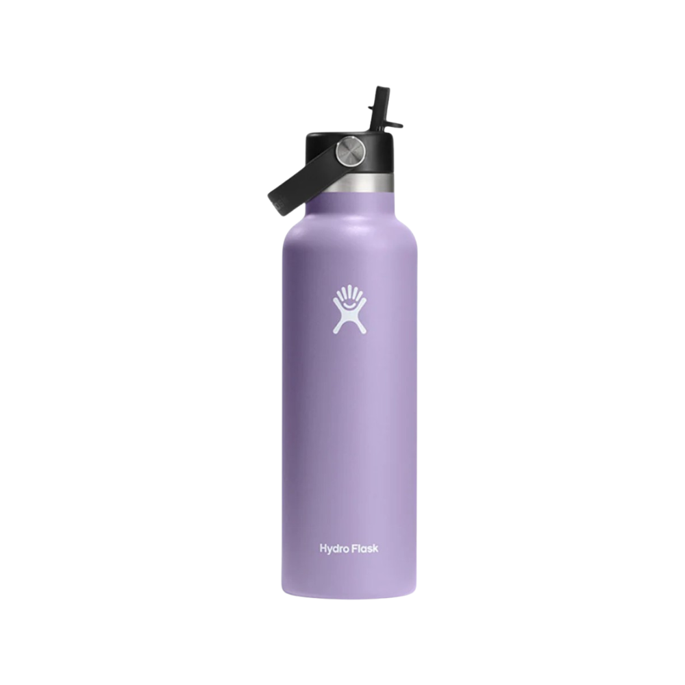 Hydro Flask 621ml Standard Mouth Flask With Flex Straw Cap - Moonshadow