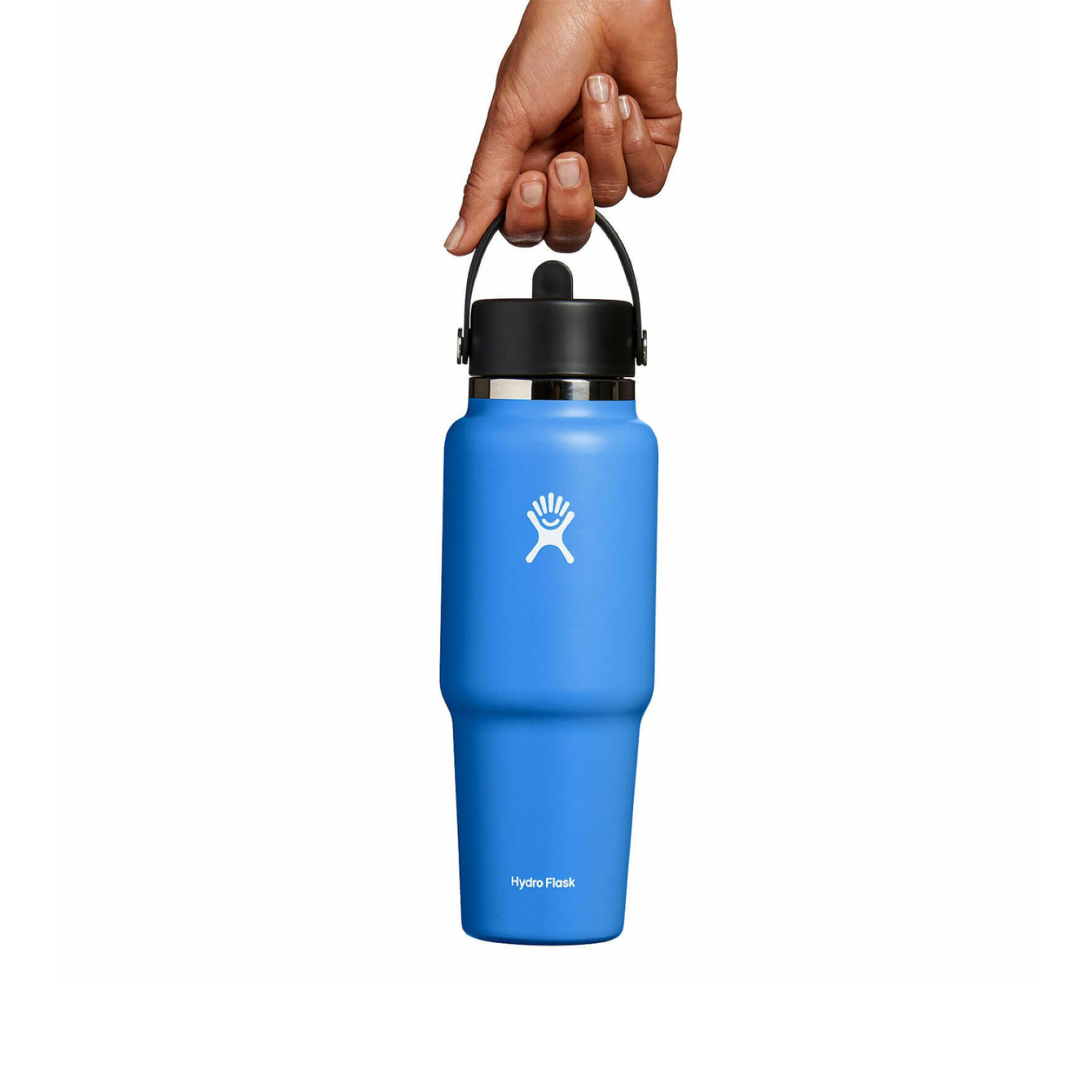 Hydro Flask 946ml Wide Mouth Travel Bottle With Flex Straw Cap - Cascade