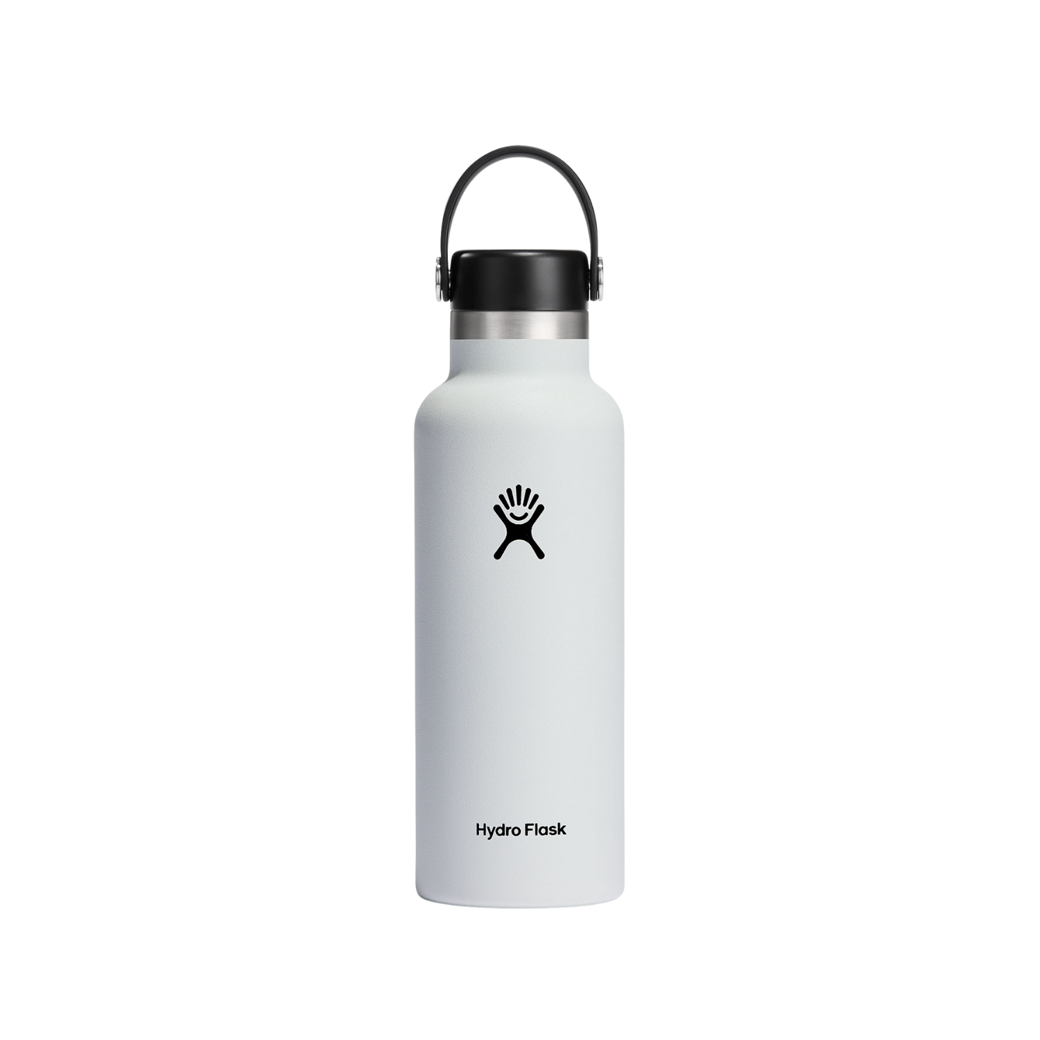 Hydro Flask 532ml Standard Mouth Flask - White
