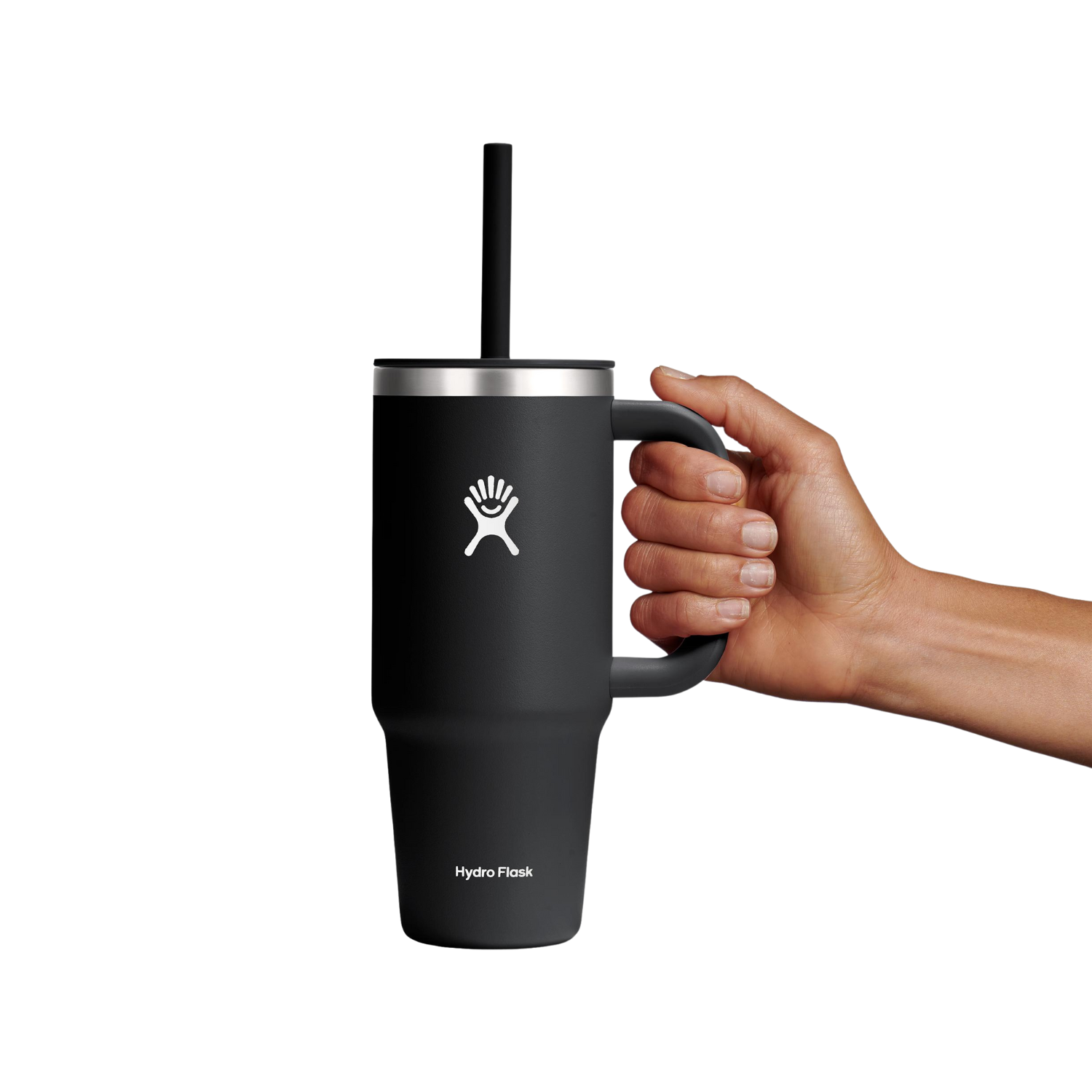 Hydro Flask 709ml Travel Tumbler - Black