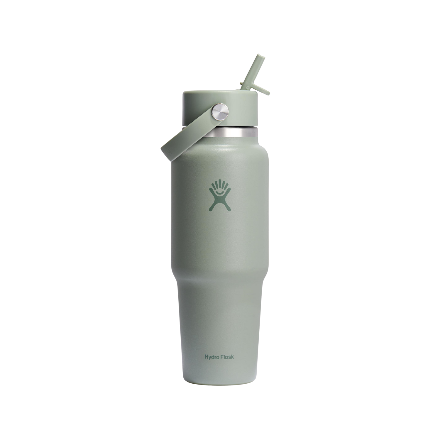 Hydro Flask 946ml Wide Mouth Travel Bottle With Flex Straw Cap - Agave