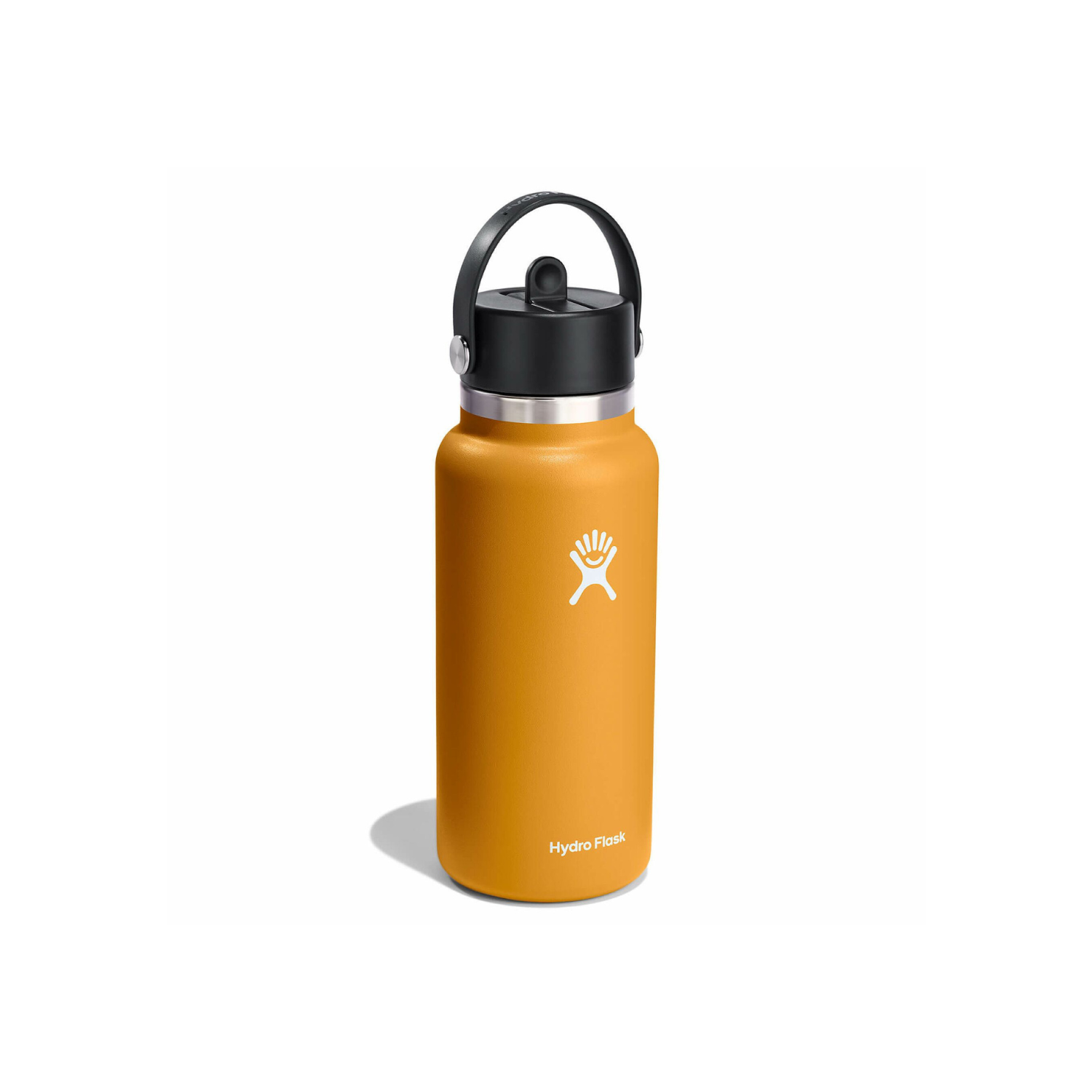Hydro Flask 946ml Wide Mouth Flask With Flex Straw Cap - Fossil
