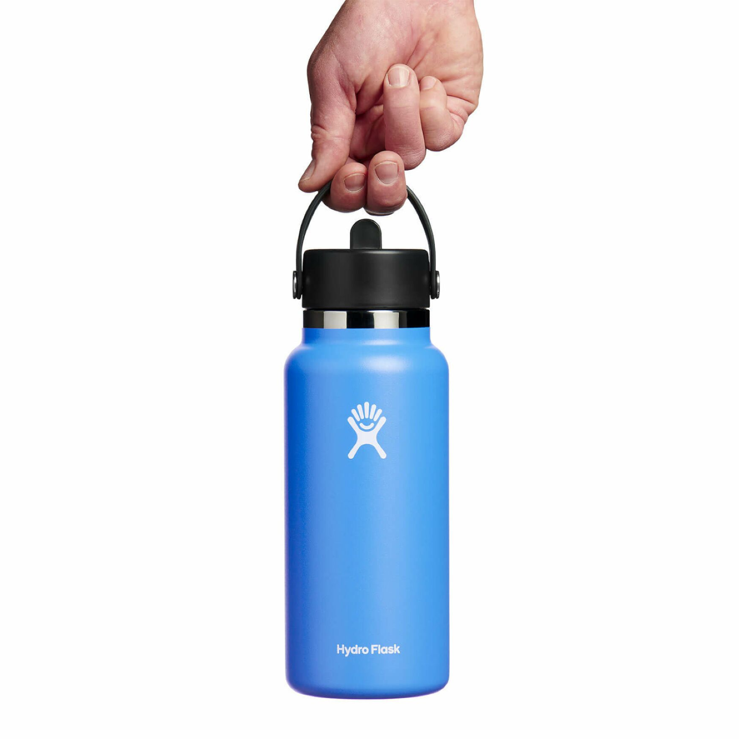 Hydro Flask 946ml Wide Mouth Flask With Flex Straw Cap - Cascade