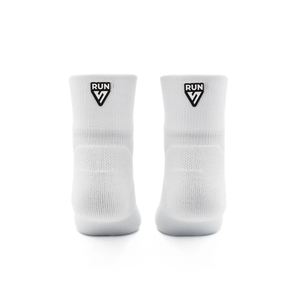 Versus Quarter Running Socks - White RUN