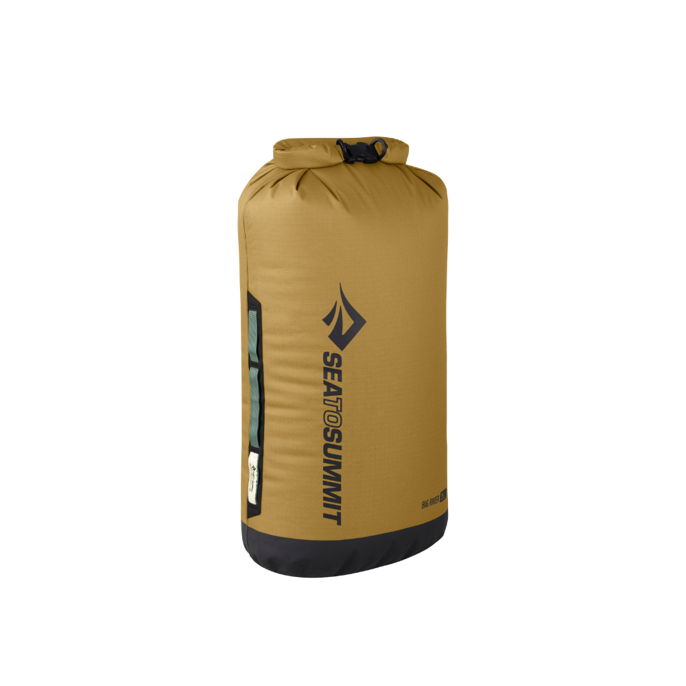 Dry bag with Sea to Summit logo on a white background