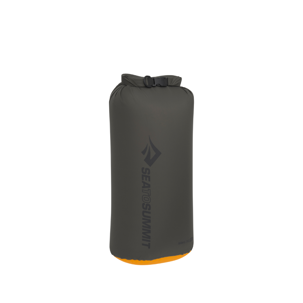 Gray dry bag with Sea to Summit logo on a white background