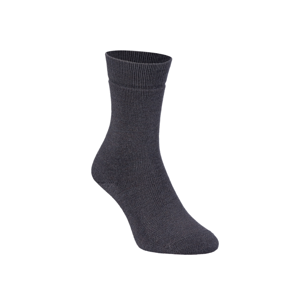 Cape Mohair Hiker Socks - Charcoal