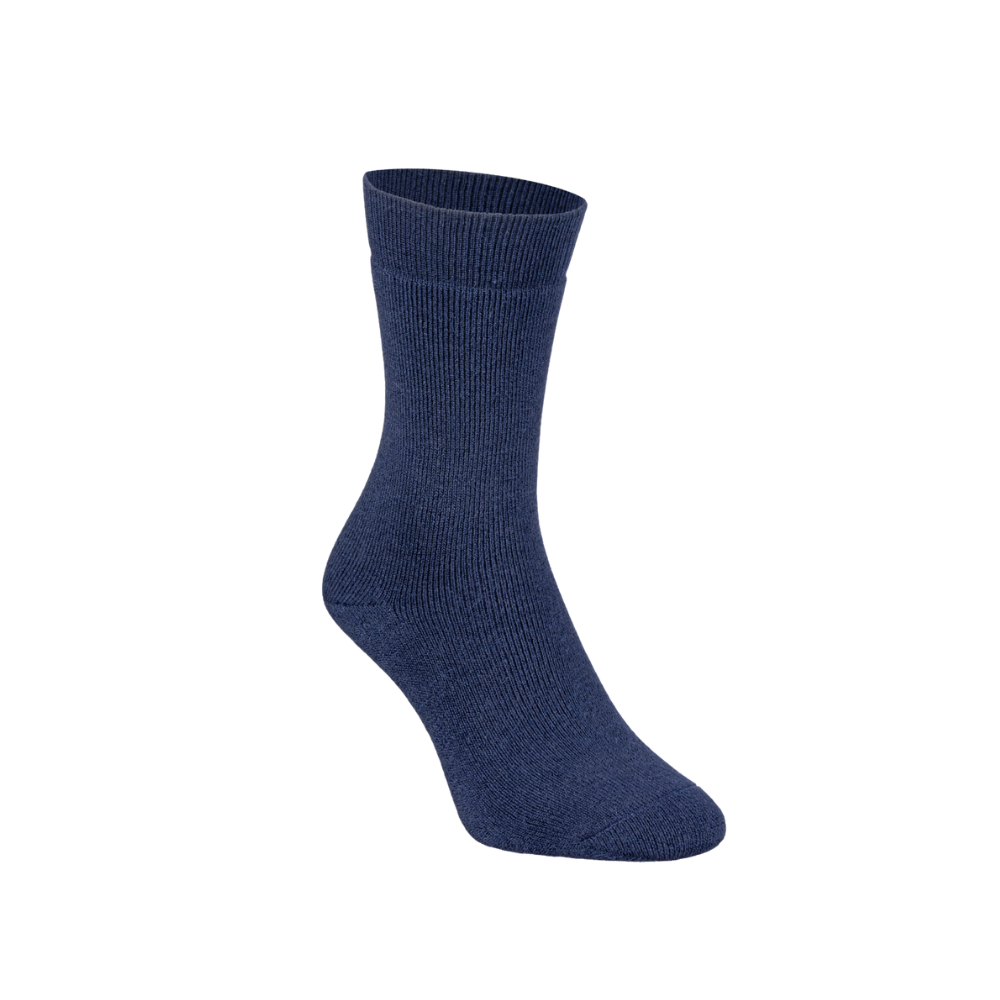 Cape Mohair Hiker Socks - Navy