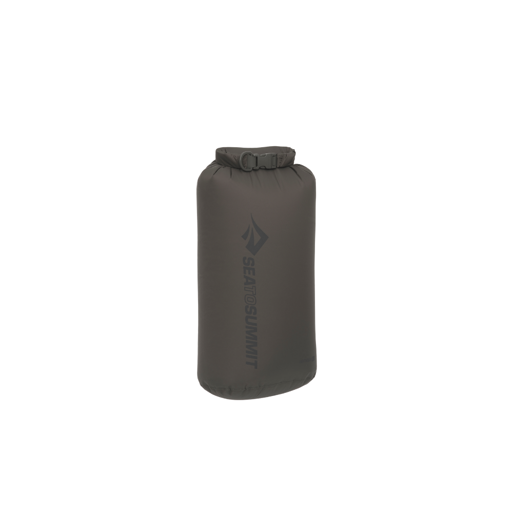 Gray dry bag with Sea to Summit logo on a white background