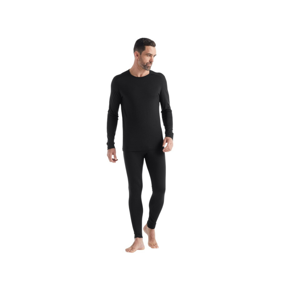 Icebreaker Men's 200 Oasis Long Sleeve Thermal Top - Black