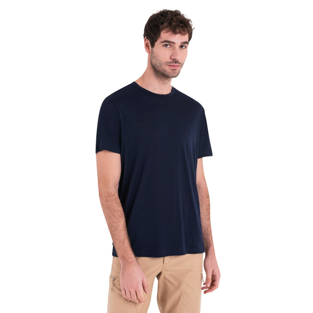 Icebreaker Men's Merino 150 Tech Lite III Short Sleeve Polo - Navy