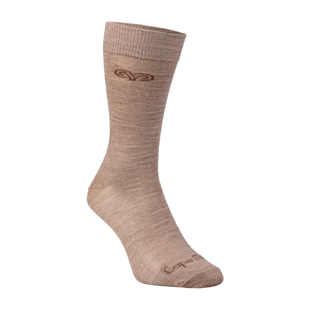 Cape Mohair Urban Plain Socks - Light Fawn