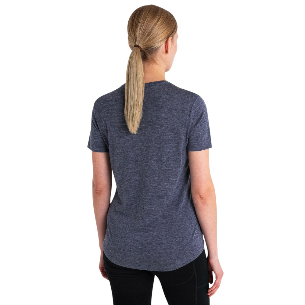Icebreaker Women's Merino Blend 125 Cool-Lite Sphere Short Sleeve T-Shirt - Navy Heather