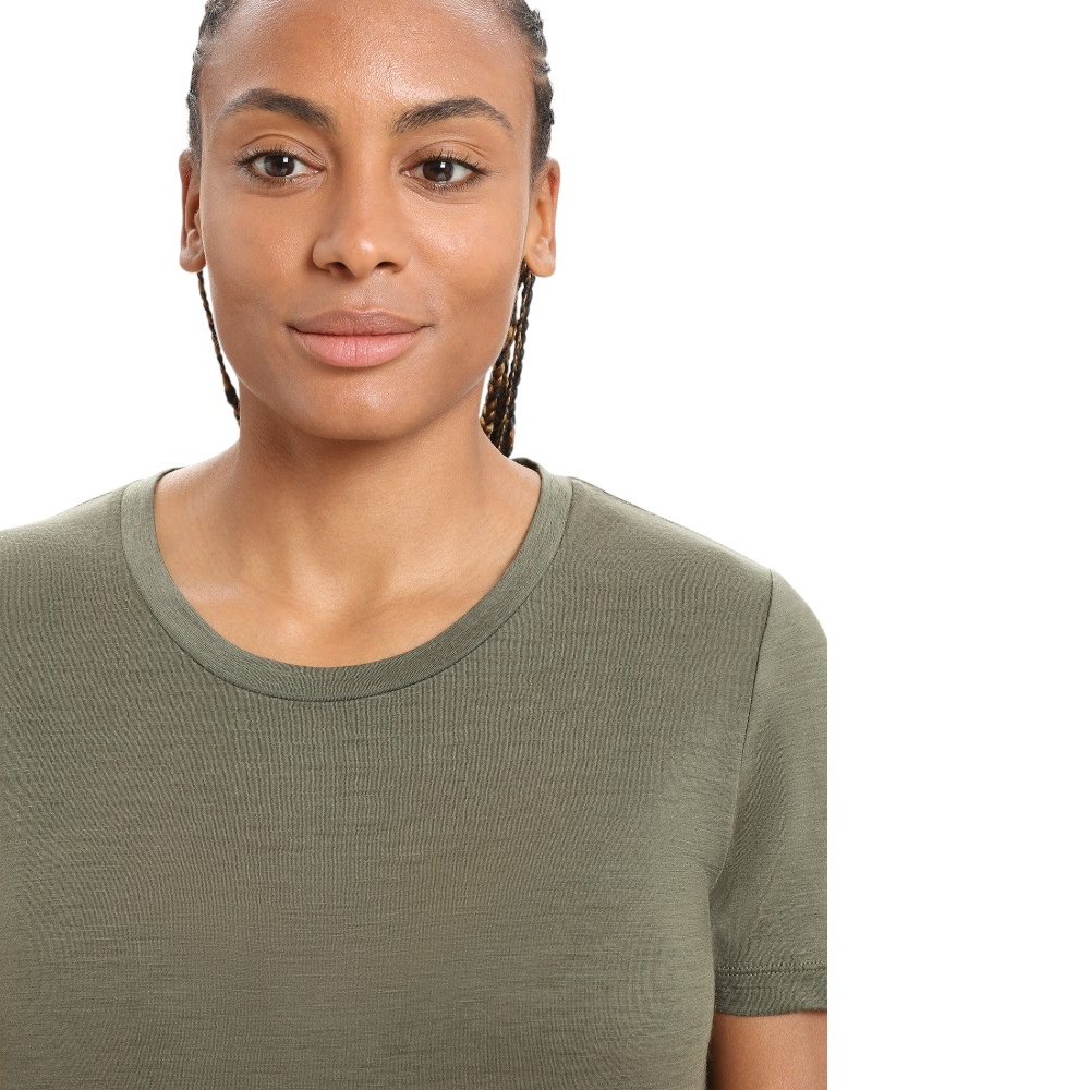 Icebreaker Women's Merino Tech Lite II Short Sleeve Shirt - Loden