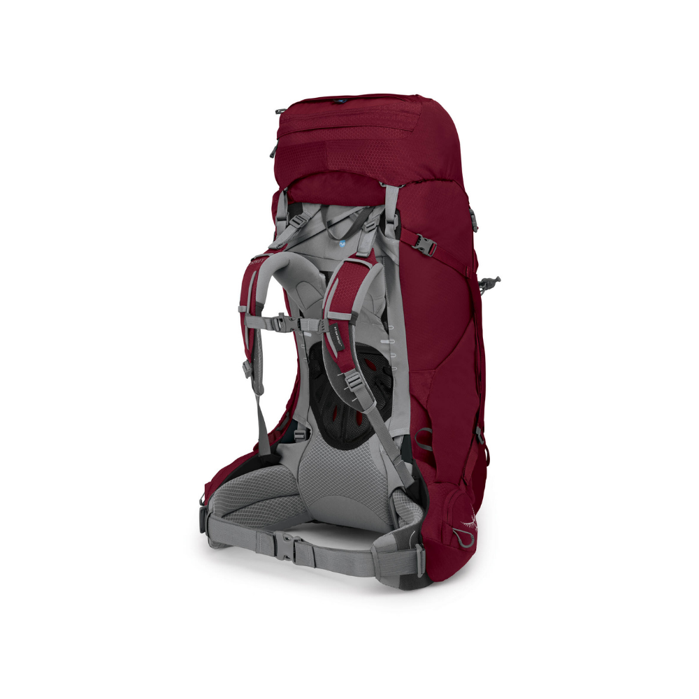 Osprey Ariel 65 Hiking Backpack - Claret Red