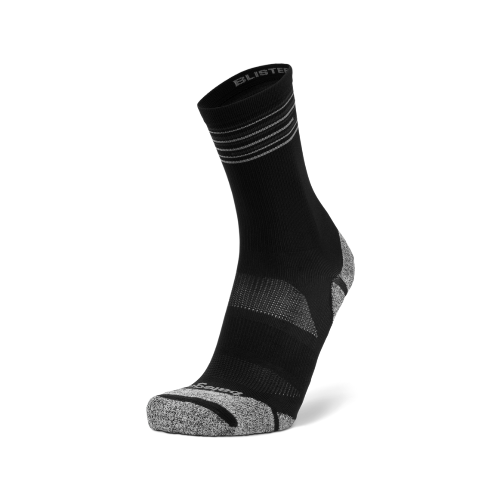 Balega Blister Resist Light mini crew running socks in black