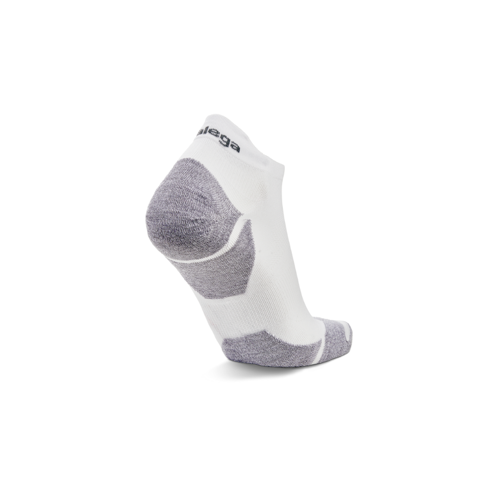 Balega light no show socks white heel grip technology