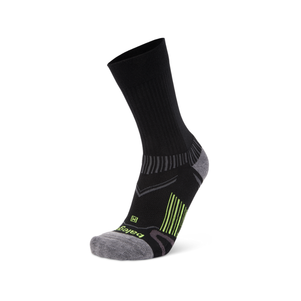 Balega Enduro crew running socks in black with recycled fibers