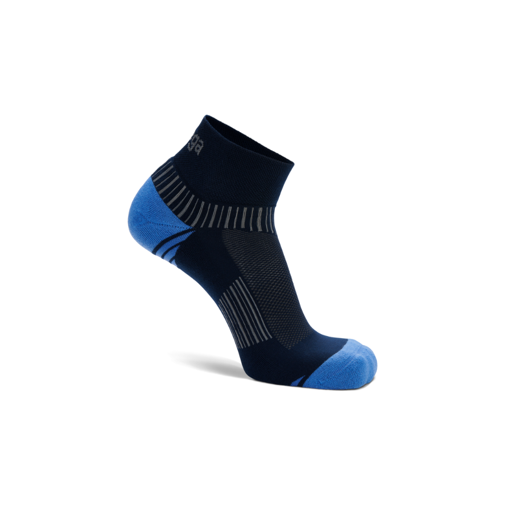 Balega Enduro quarter running socks legion blue ankle coverage