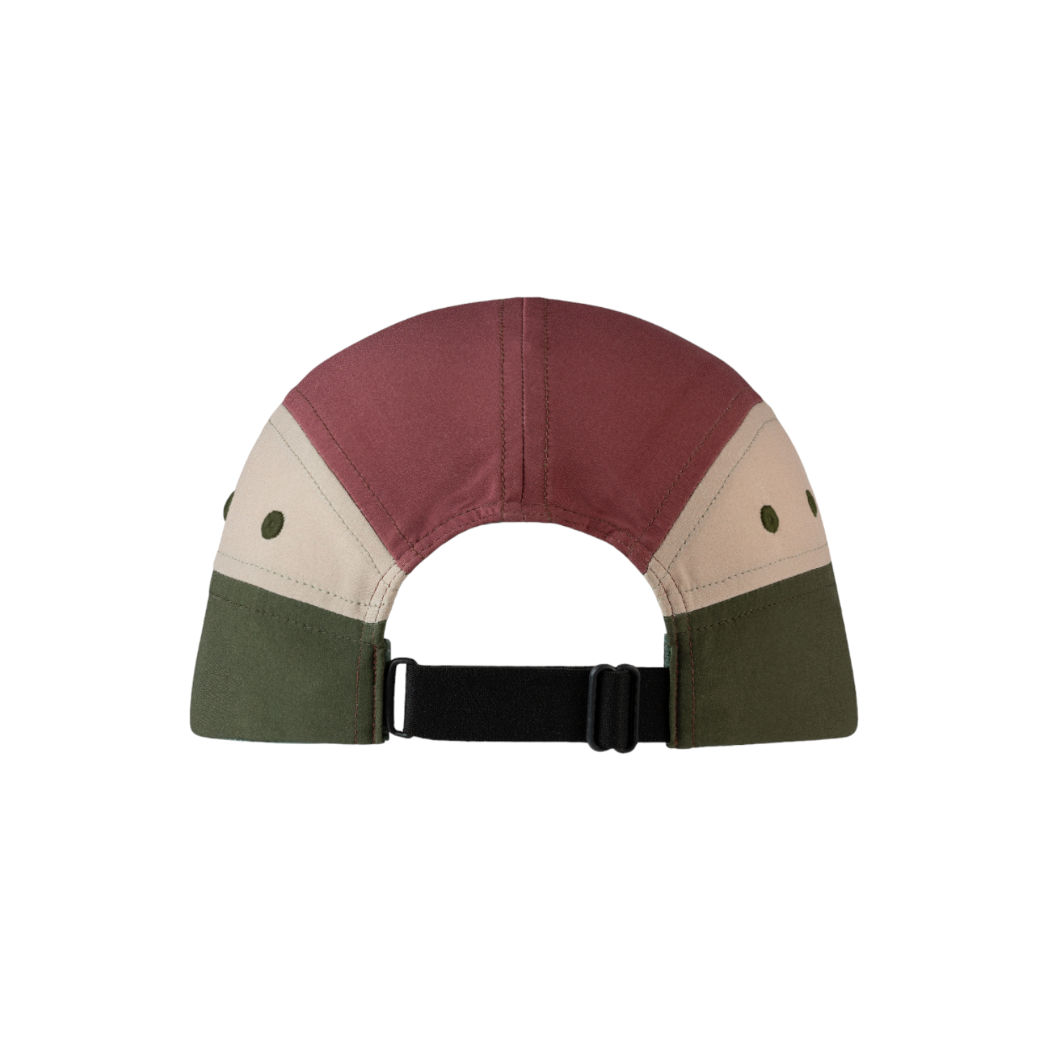 BUFF 5 Panel Go Cap Domus Military worn for outdoor training showing moisture-wicking sweatband and tactical hats design