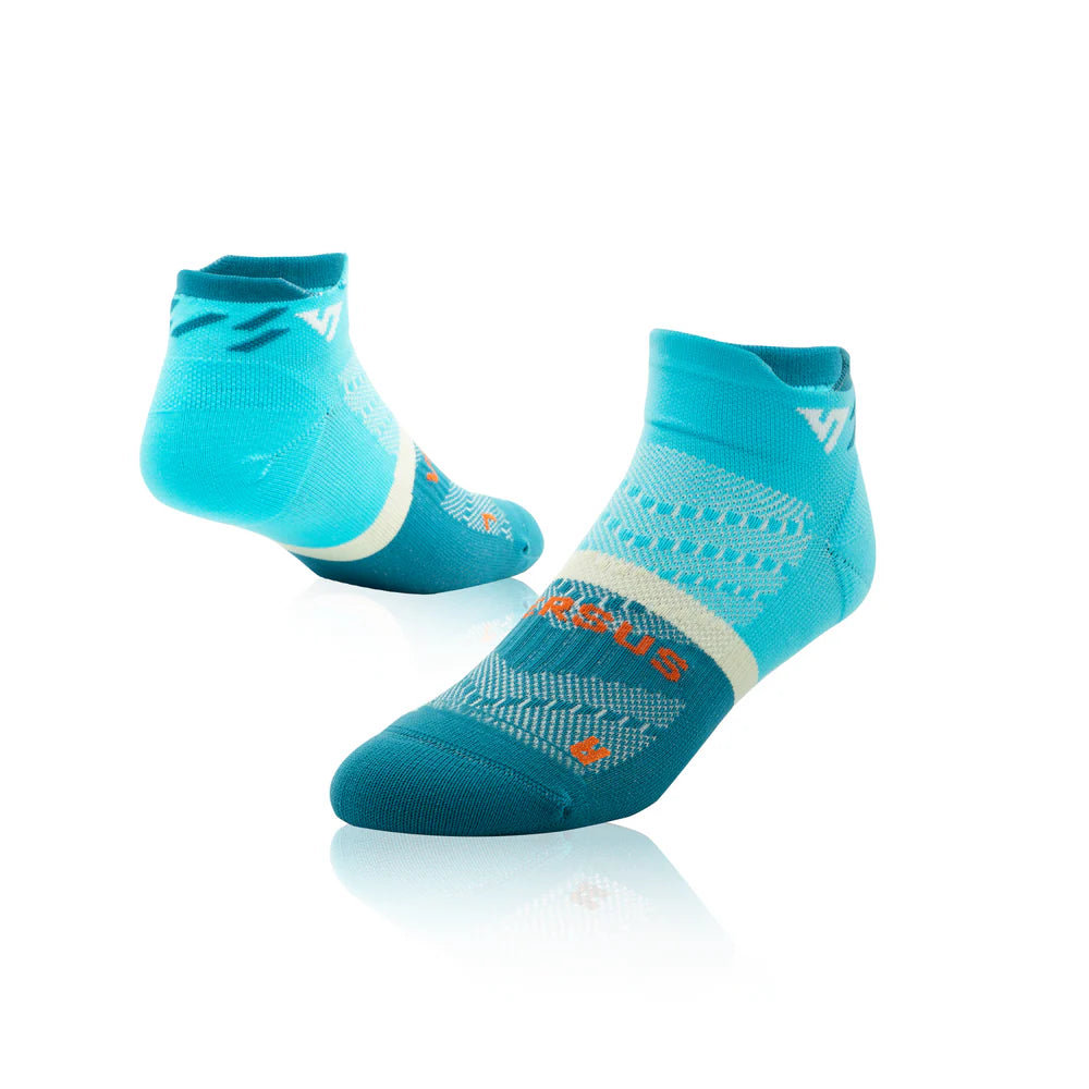 Versus Ankle Running Socks - Caribbean Blue
