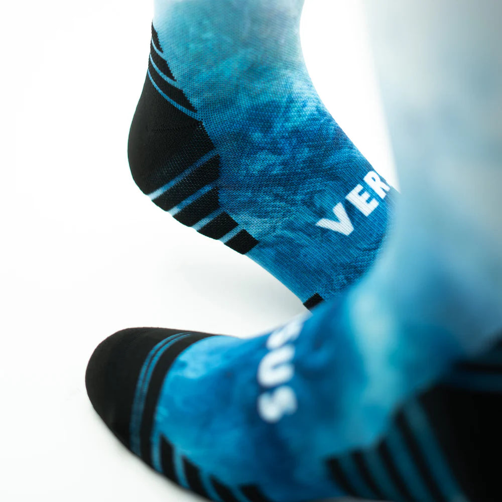 Versus Printed Active Crew Socks - Riptide