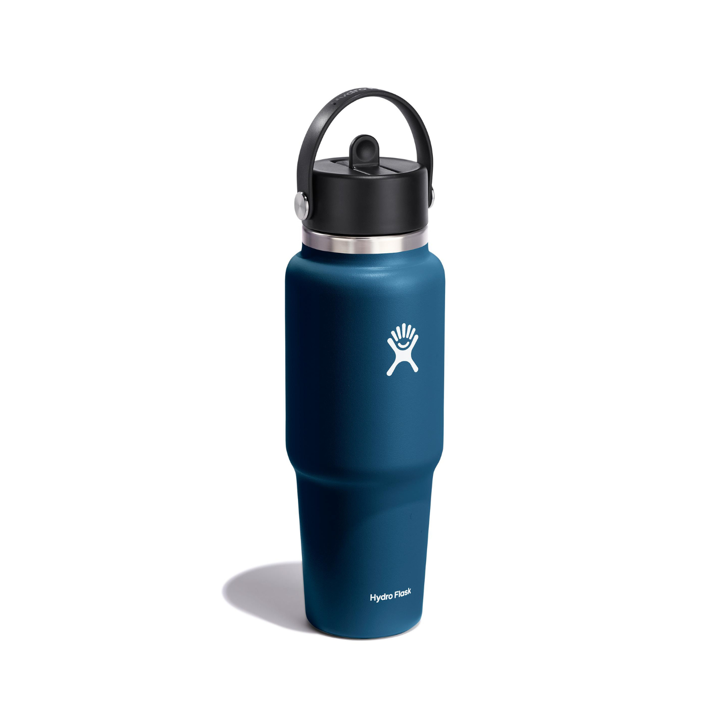 Hydro Flask 946ml Wide Mouth Travel Bottle With Flex Straw Cap - Indigo