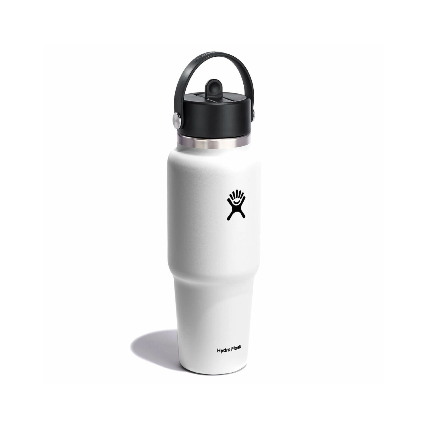 Hydro Flask 946ml Wide Mouth Travel Bottle With Flex Straw Cap - White