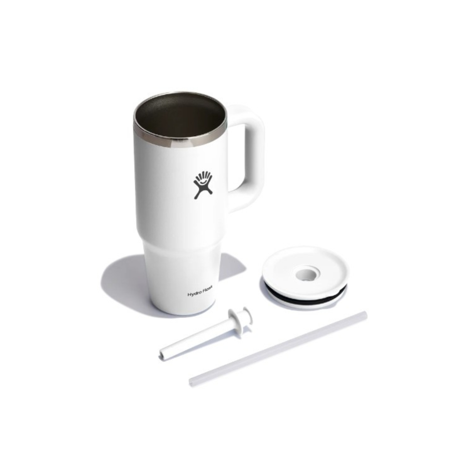 Hydro Flask 709ml Travel Tumbler - White