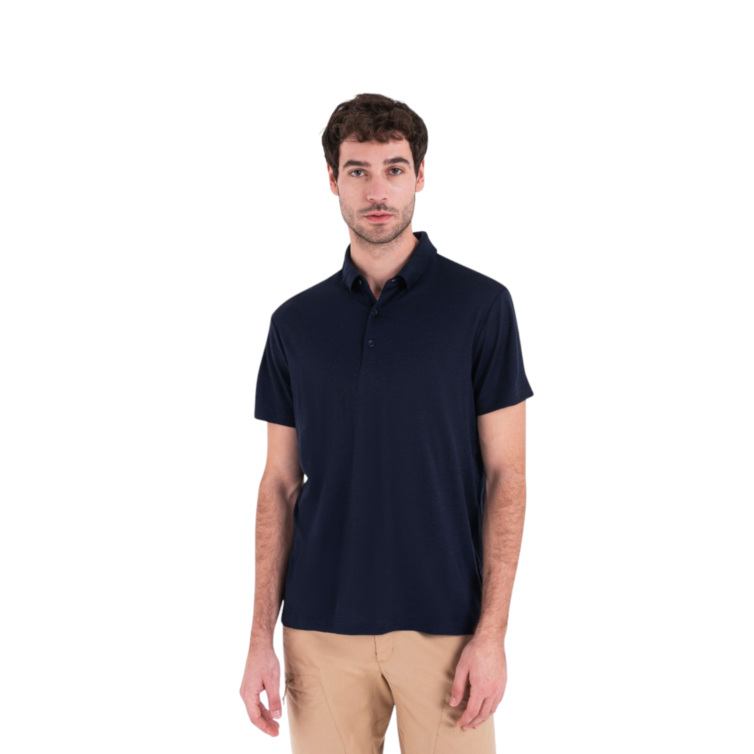 Icebreaker Men's Merino 150 Tech Lite III Short Sleeve Polo - Navy