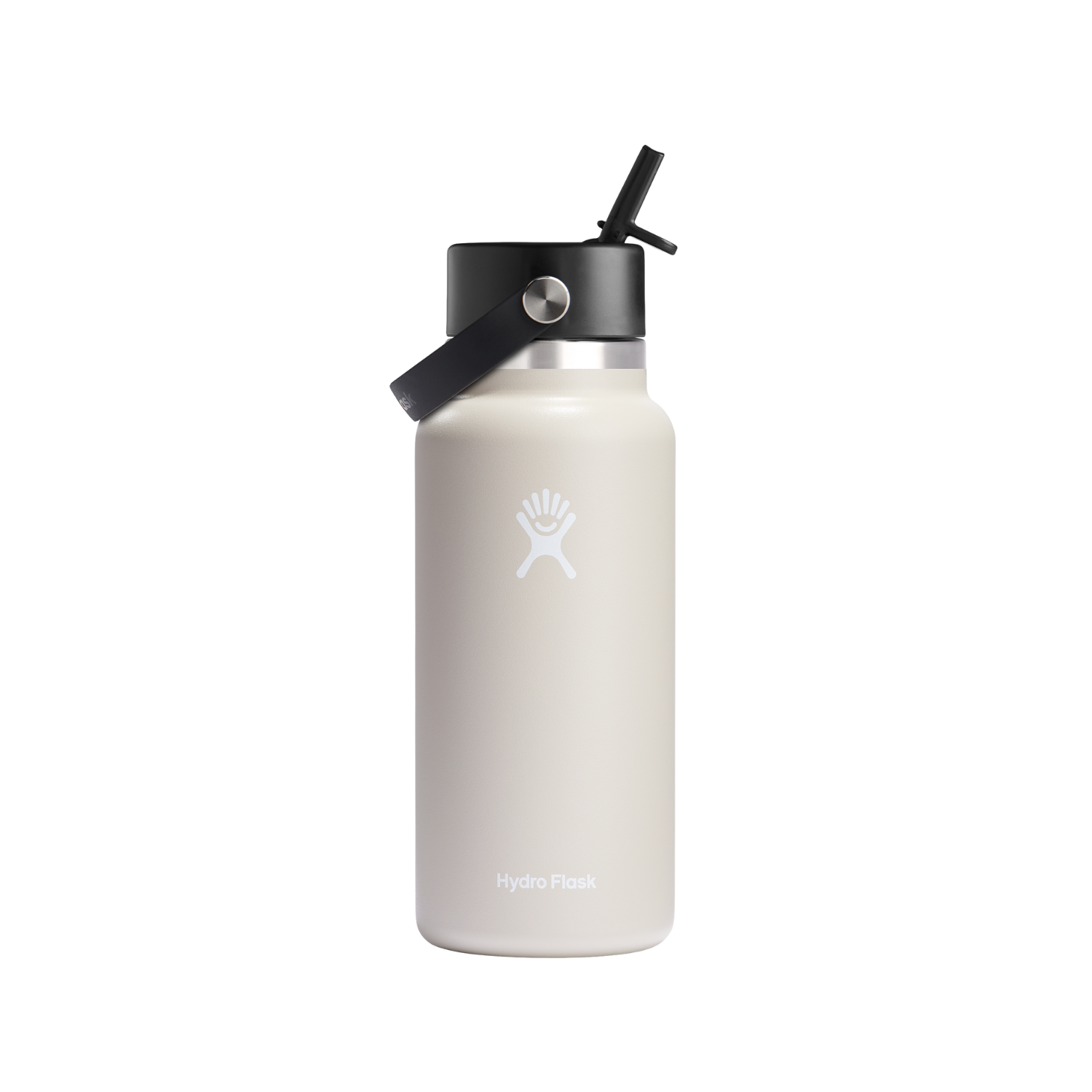 Hydro Flask 946ml Wide Mouth Flask With Flex Straw Cap - Oat
