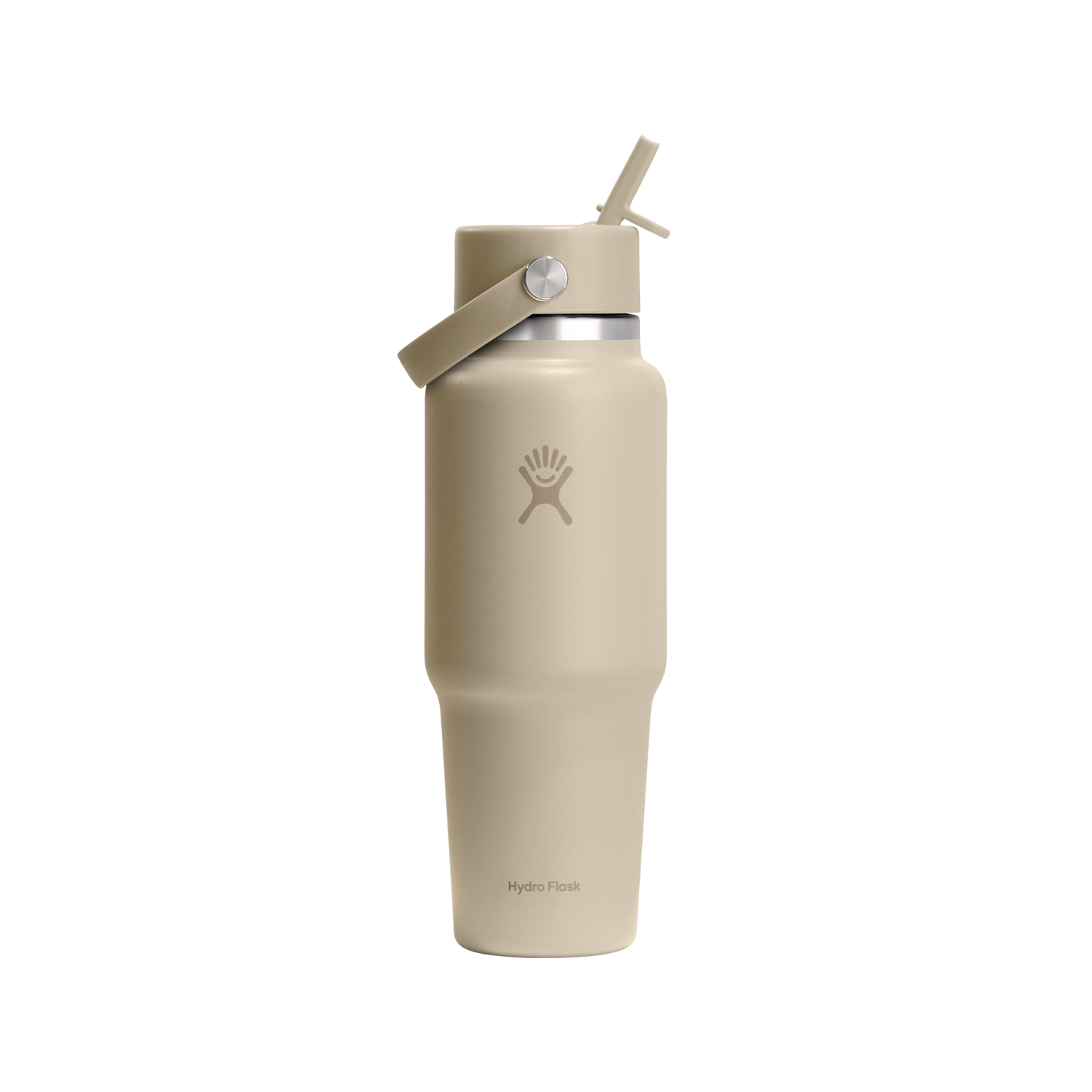 Hydro Flask 946ml Wide Mouth Travel Bottle With Flex Straw Cap - Oat