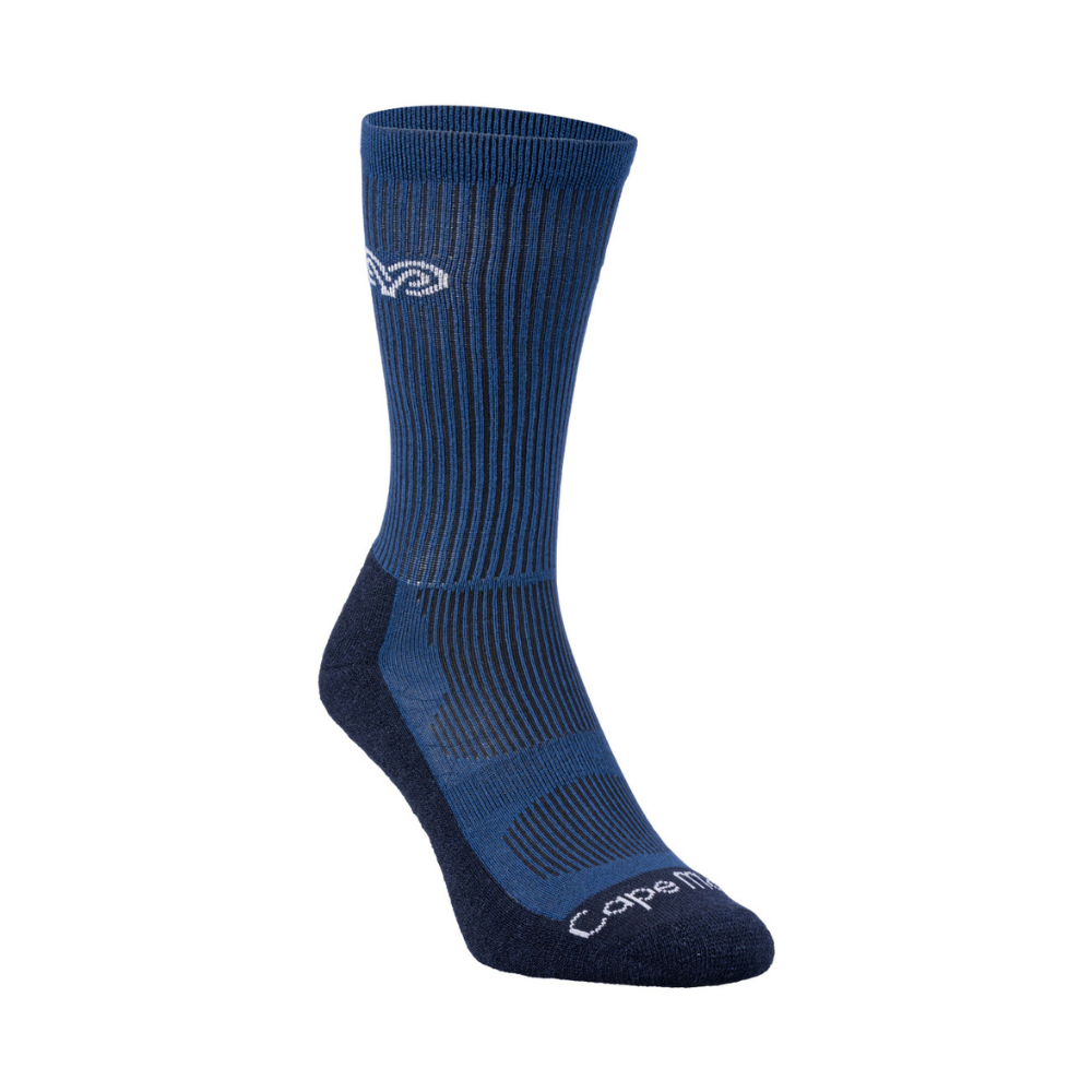 Cape Mohair Crew Socks - New Navy