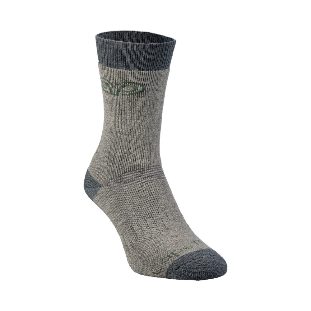 Cape Mohair Huntsman Socks - Olive & Sterling