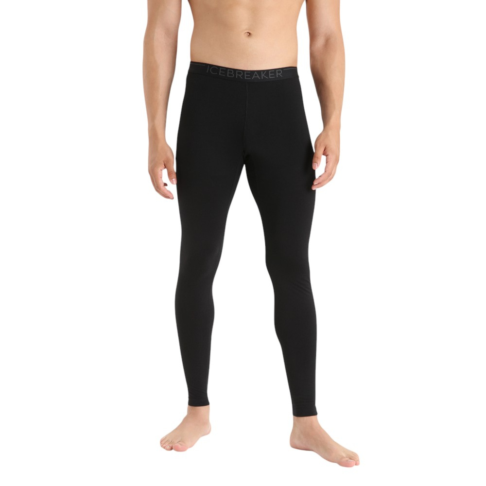 Icebreaker Men's Merino 200 Oasis Thermal Leggings - Black Monsoon