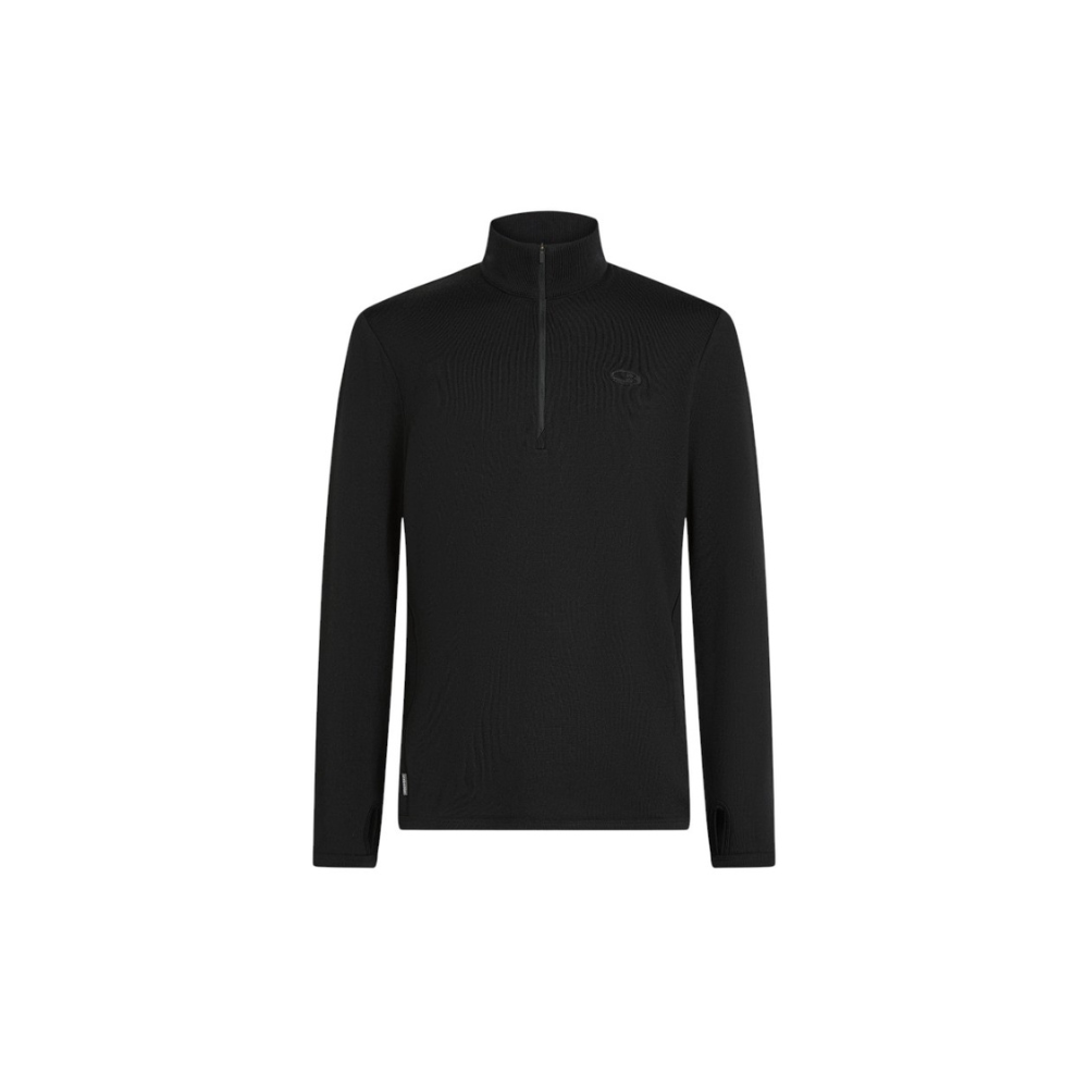 Icebreaker Men's Merino 300 Original Long Sleeve Half Zip - Black