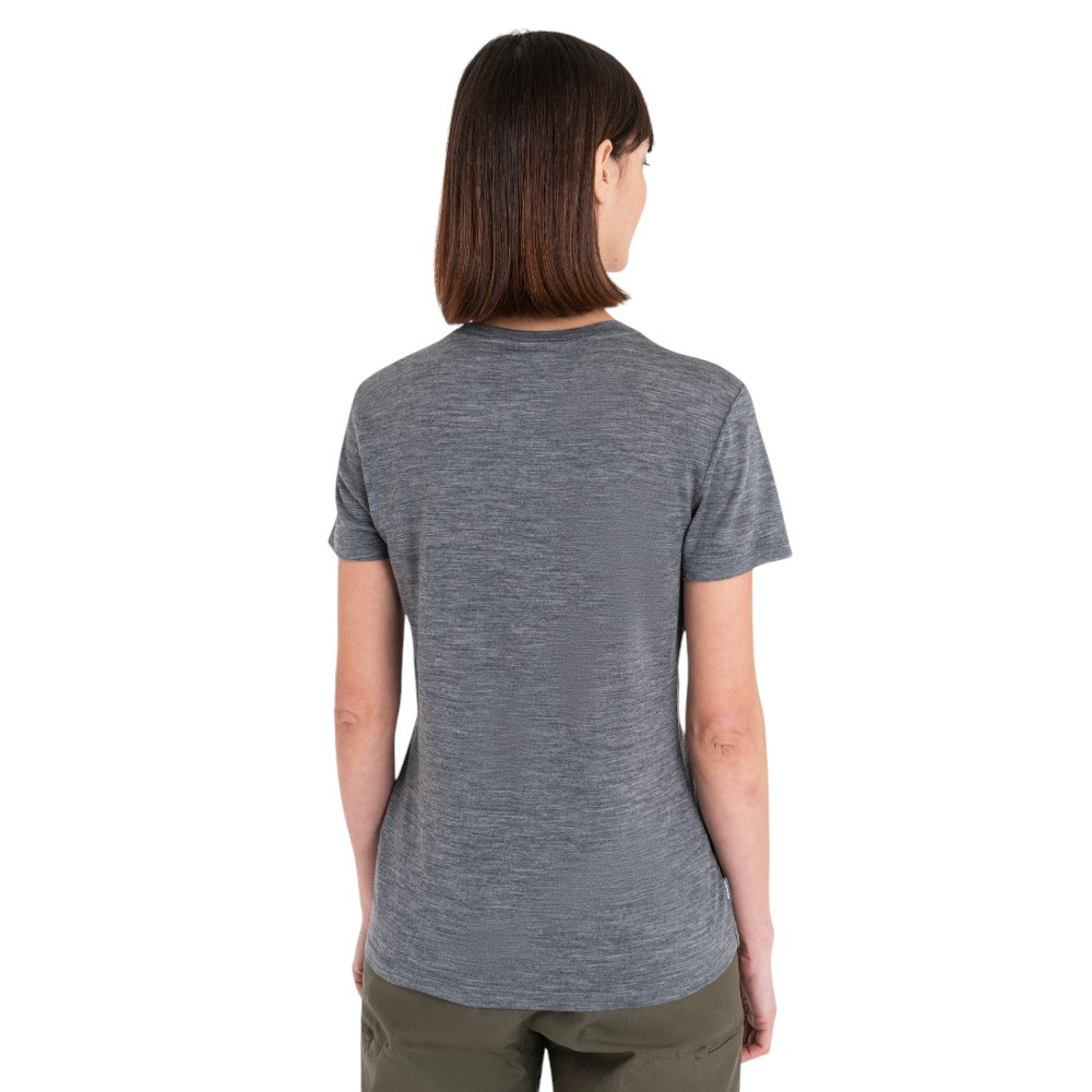 Icebreaker Women's Merino 150 Tech Lite III T-Shirt - Gritstone Heather