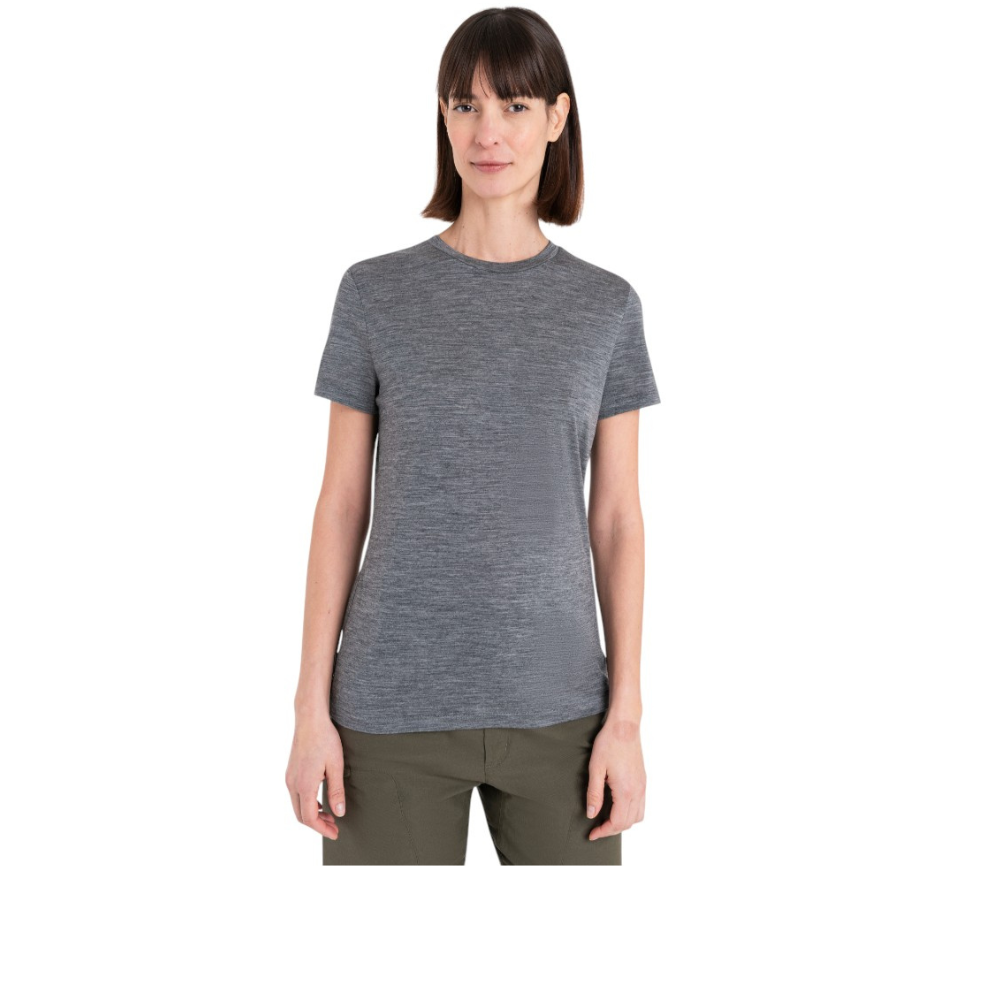 Icebreaker Women's Merino 150 Tech Lite III T-Shirt - Gritstone Heather