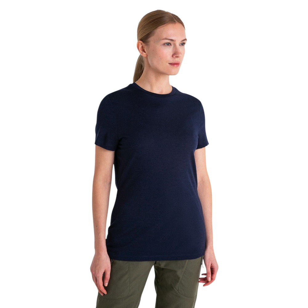 Icebreaker Women's Merino 150 Tech Lite III T-Shirt - Midnight Navy
