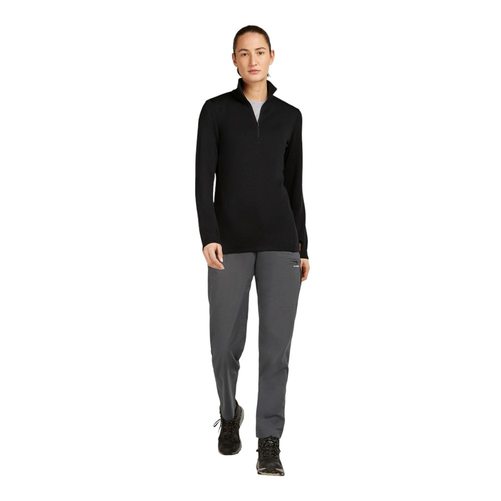 Icebreaker Women's Merino 300 Original Long Sleeve Half Zip - Black