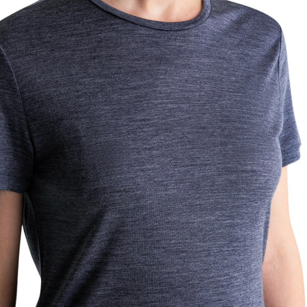 Icebreaker Women's Merino Blend 125 Cool-Lite Sphere Short Sleeve T-Shirt - Navy Heather