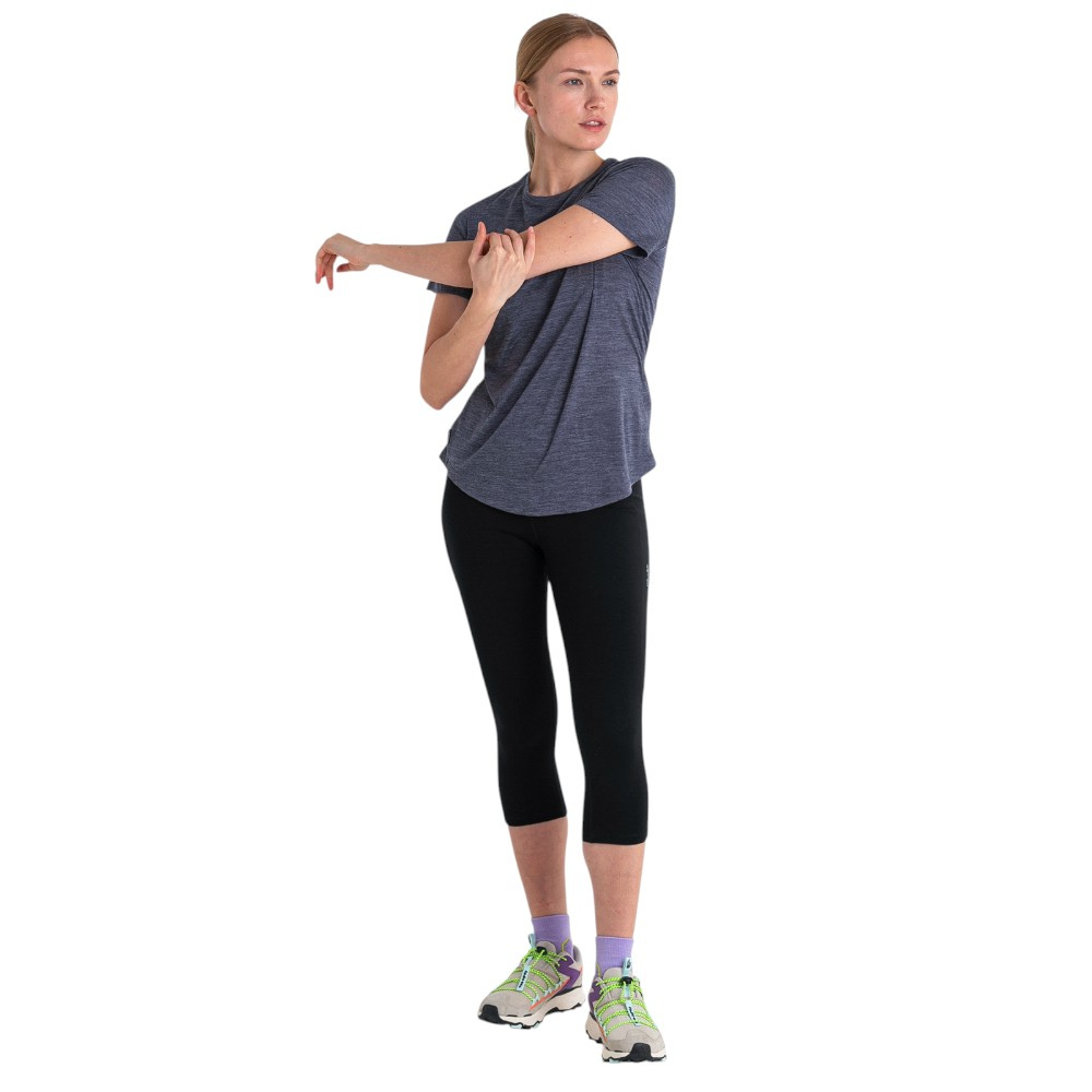 Icebreaker Women's Merino Blend 125 Cool-Lite Sphere Short Sleeve T-Shirt - Navy Heather