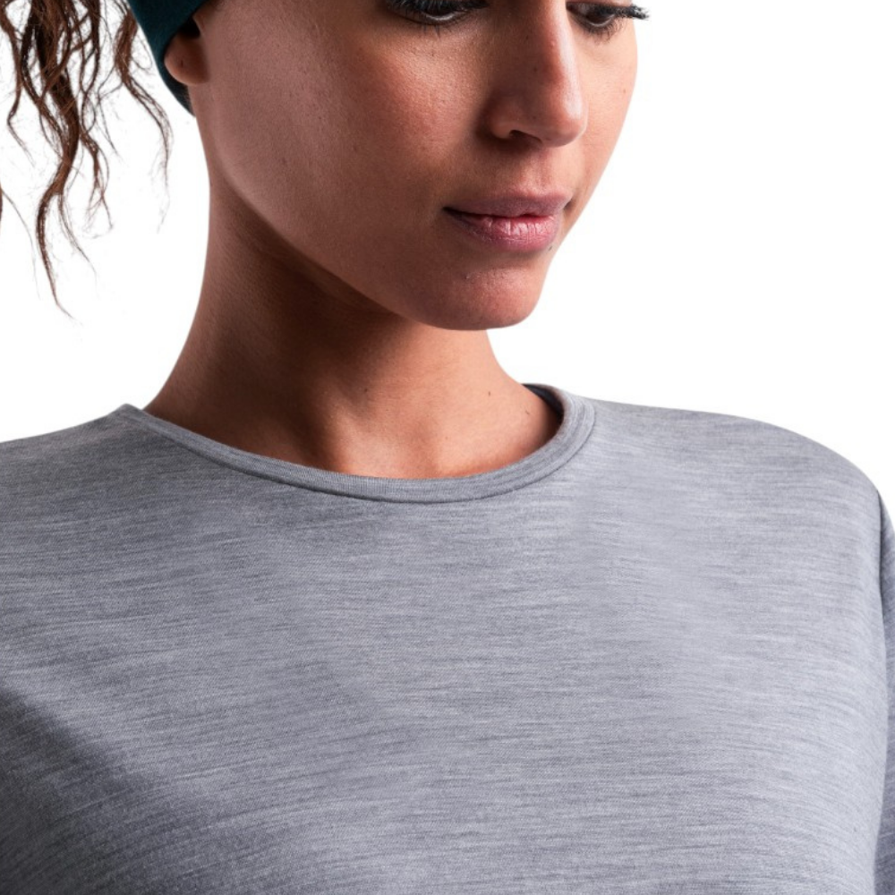 Icebreaker Women's Merino Blend 125 Cool-Lite Sphere Short Sleeve T-Shirt - Metro Heather