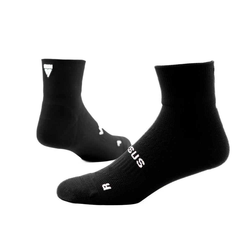 Versus Quarter Running Socks - Black RUN