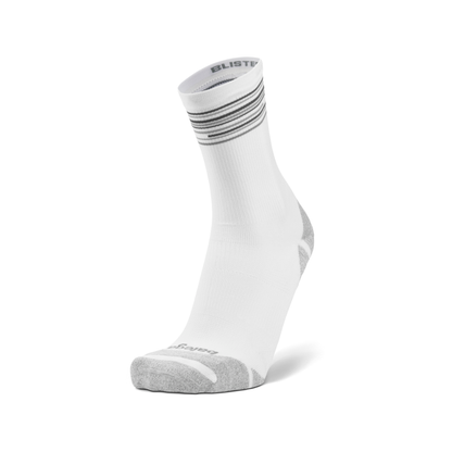 Balega Blister Resist Light mini crew running socks in white