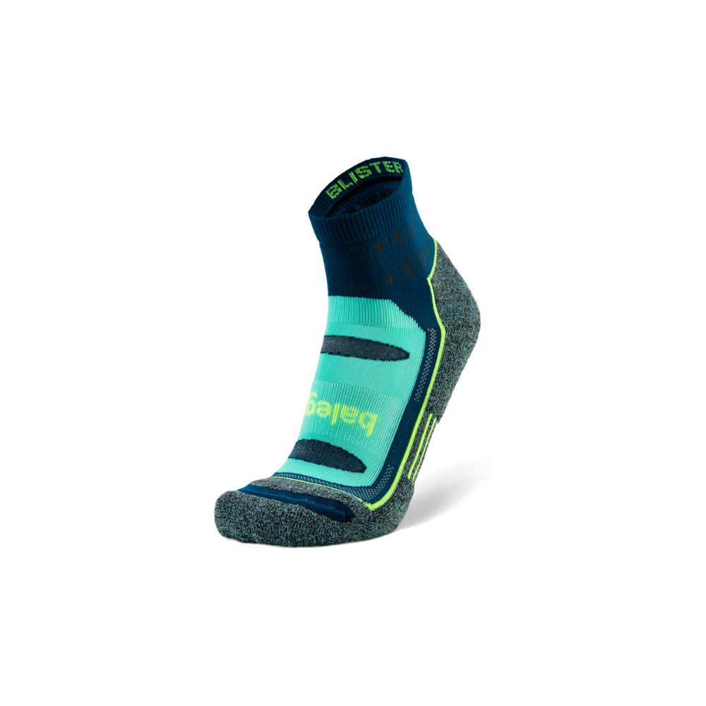 Balega Blister Resist quarter running socks in deep teal