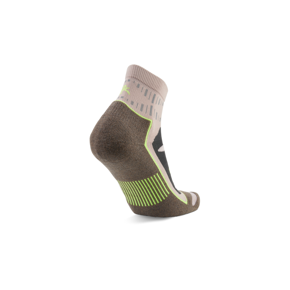 Balega quarter socks mushroom heel cushioning construction