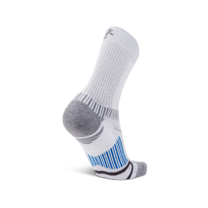 Balega Enduro crew socks white heel construction detail